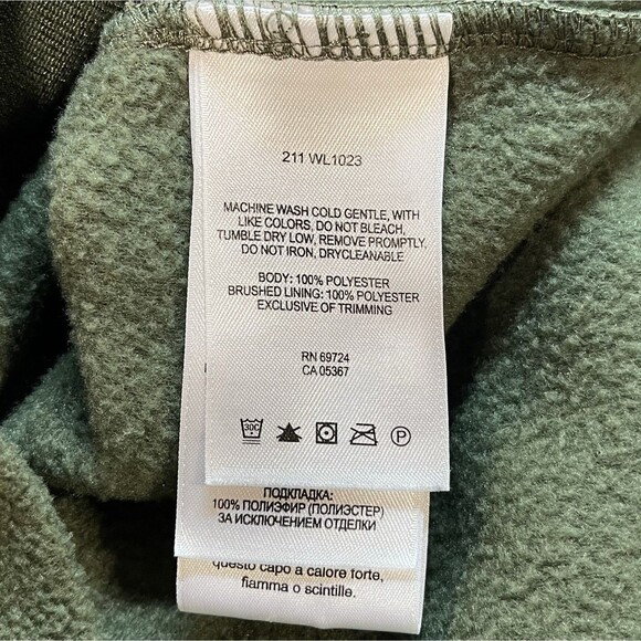 Columbia Benton Springs Fleece Vest Women’s Mock Neck Full Zip Forest Green Lg - Picture 10 of 12